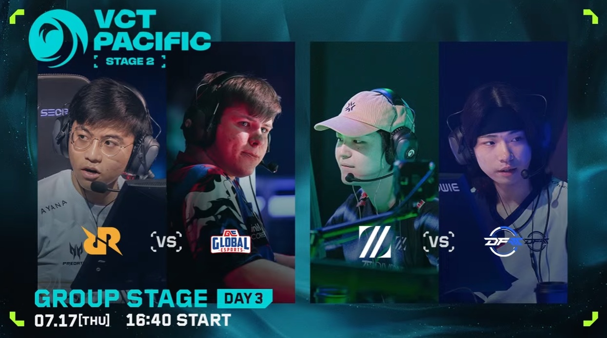 【VALORANT】VCT Pacific 2025 : STAGE 2 DAY 1～DAY 3
