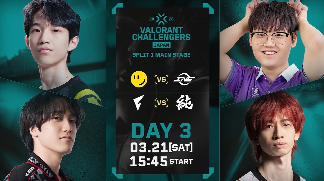 【VALORANT】 VALORANT Challengers Japan 2026 Split 1 Main Stage Phase 1 Day 1～Day 3
