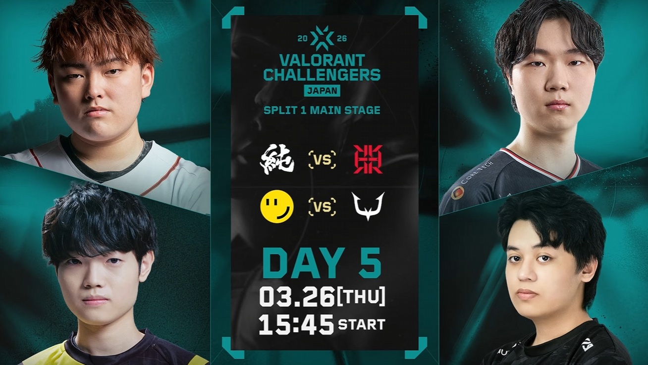 【VALORANT】 VALORANT Challengers Japan 2026 Split 1 Main Stage Phase 1 Day 4～Day 6