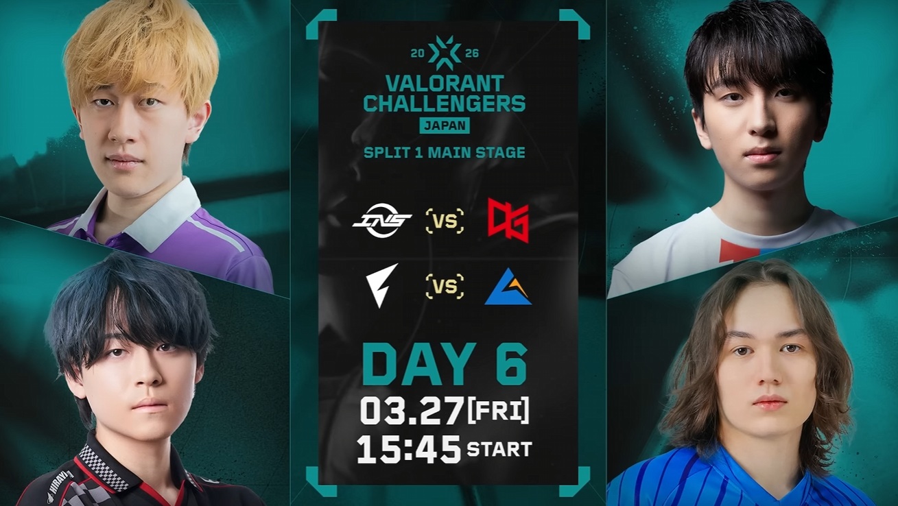 【VALORANT】 VALORANT Challengers Japan 2026 Split 1 Main Stage Phase 1 Day 4～Day 6