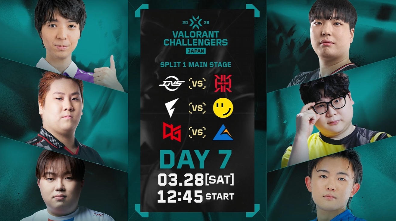【VALORANT】 VALORANT Challengers Japan 2026 Split 1 Main Stage Phase 1 Day 7～Day 8