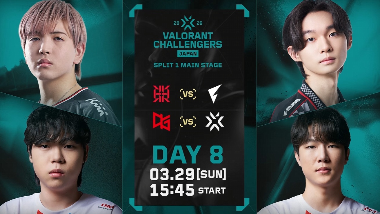 【VALORANT】 VALORANT Challengers Japan 2026 Split 1 Main Stage Phase 1 Day 7～Day 8