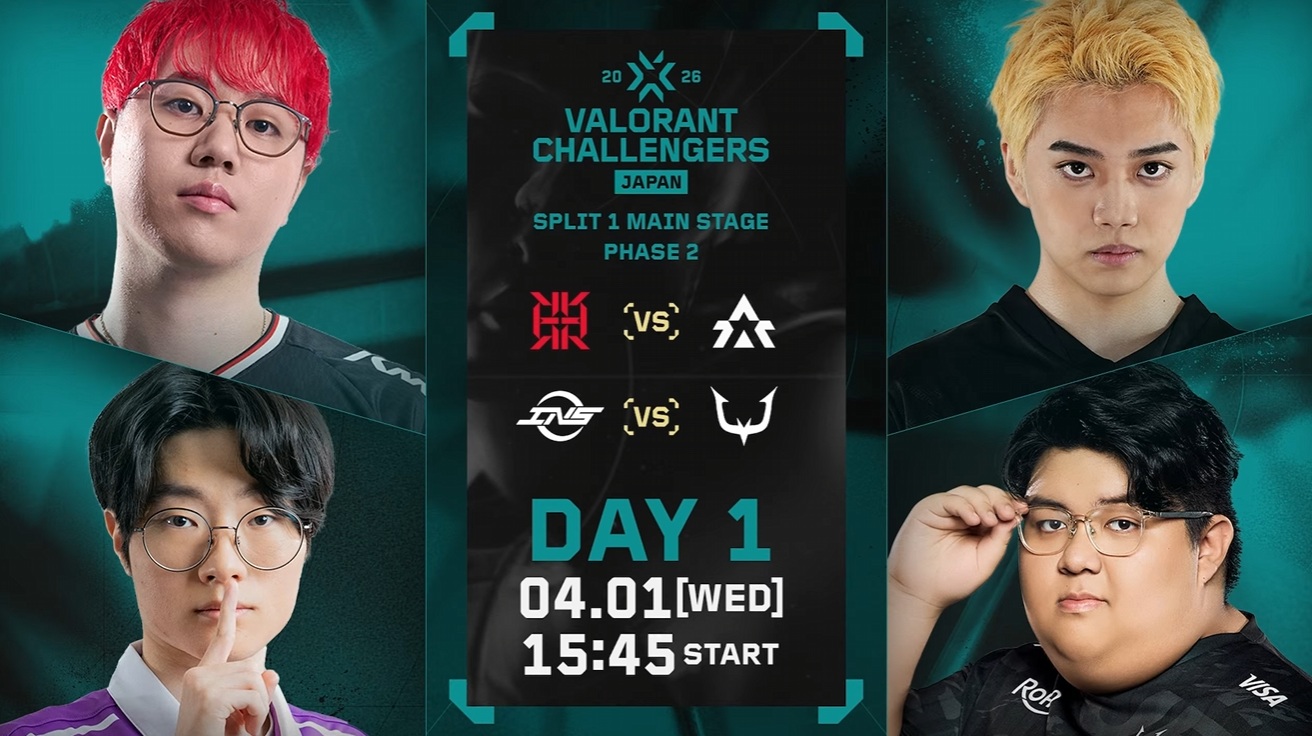 【VALORANT】 VALORANT Challengers Japan 2026 Split 1 Main Stage Phase 2 Day 1～Day 3
