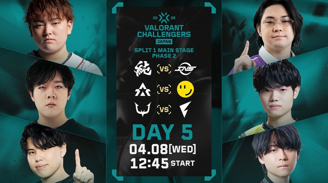 【VALORANT】 VALORANT Challengers Japan 2026 Split 1 Main Stage Phase 2 Day 4～Day 6