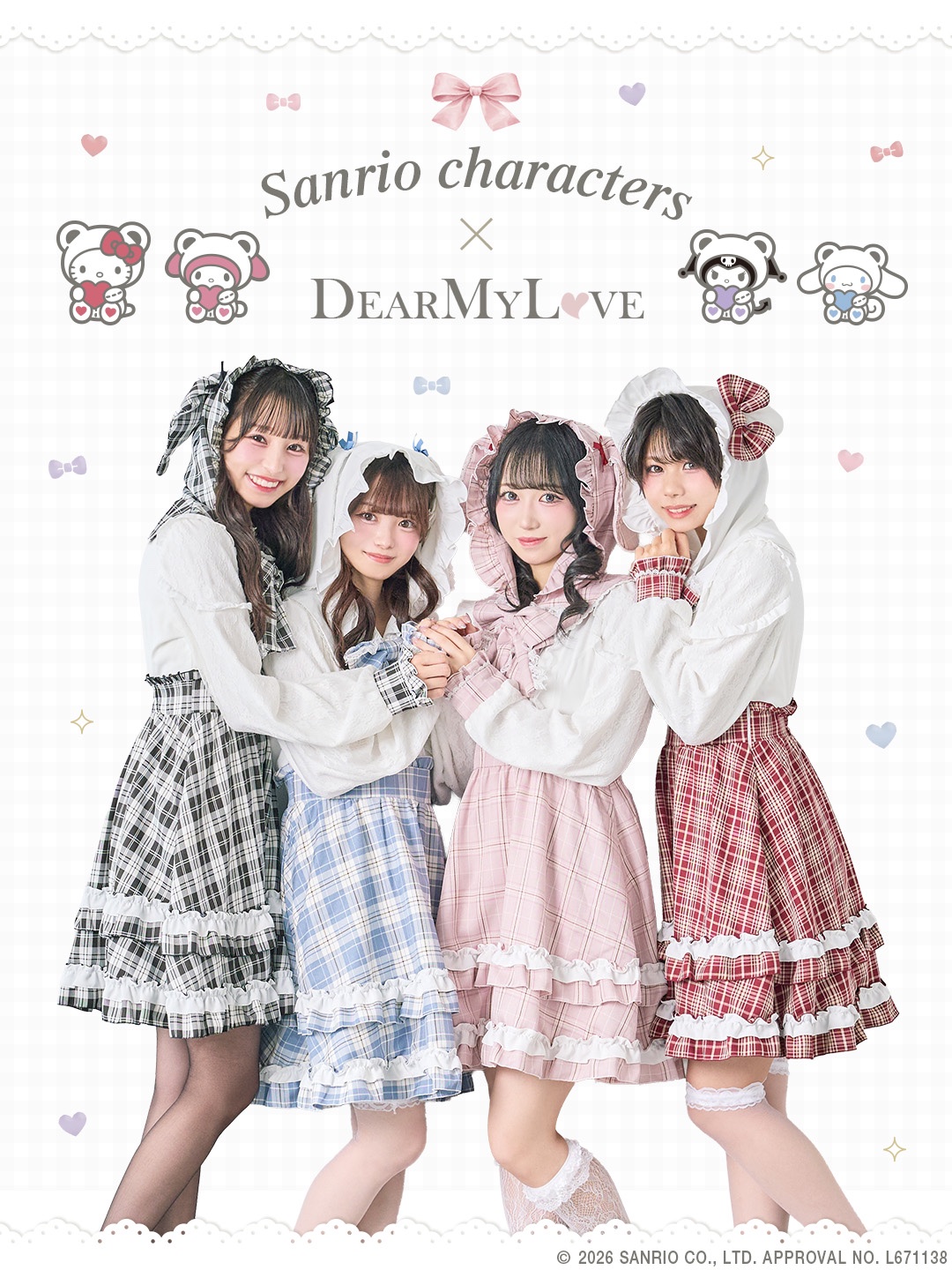【可憐なアイボリー】DEARMYLOVE×サンリオコラボ「なりきりアイドルシリーズ」